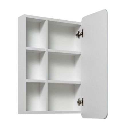 Зеркальный шкаф Runo Капри 55 4620750028022 Белый, артикул 4620750028022