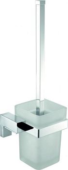 Sanibano Elegance, настенный стеклянный ёрш, цвет хром