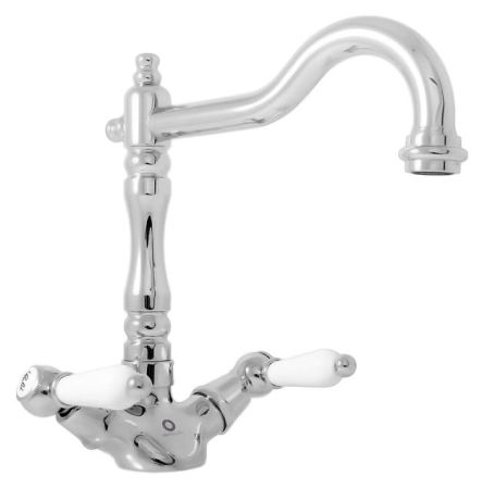 Смеситель для раковины Rav Slezak Morava retro MK520.5/8 хром, артикул MK520.5/8