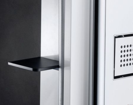 Душевая панель Jacob Delafon Water Tiles Tower E3871-185 Матовый алюминий