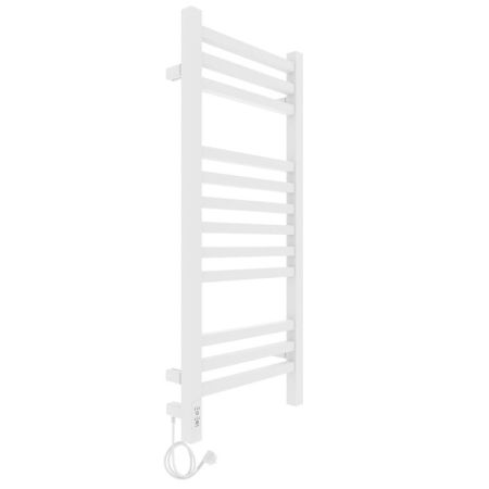 Полотенцесушитель электро "Астор ЧК12 350х900", белый муар, левый