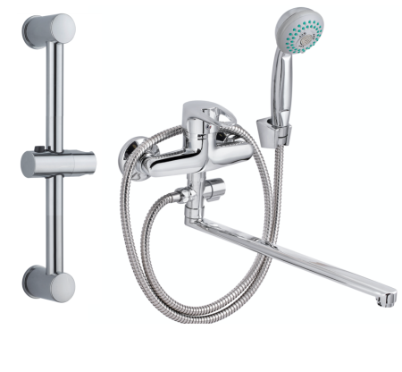 Смеситель для ванны с душем ПРОФСАН ПСМ (PSM-523-84-ST), артикул PSM-523-84-ST