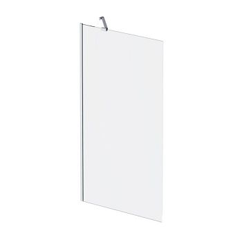 W90BS-080-140CT Gem шторка на борт ванны 80х140, фиксированная, хром, стекло прозрачное, с пристенны