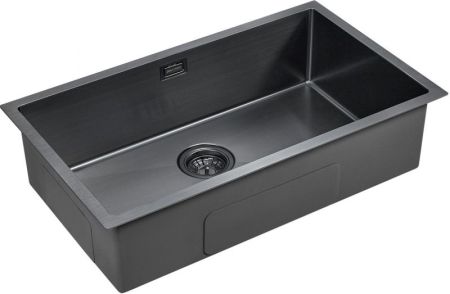 Кухонная мойка Paulmark Koher 74 PM807444-GM Вороненая сталь, артикул PM807444-GM