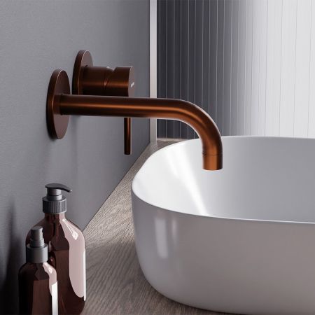 360260500 Scandinavian Pure, встраиваемый смеситель для раковины, розовое золото, артикул 360260500