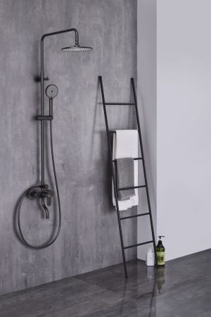 Душевая система FASHUN A2485-7, чёрный