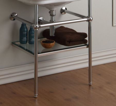 Stil Haus Smart, настенная консоль со стеклянной полкой, цвет золото, артикул 1049(16)