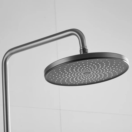 Душевая система Shevanik S8336T, оружейная сталь, артикул S8336T