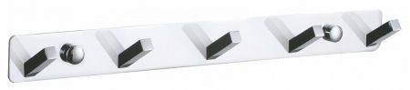 Вешалка с 5 крючками для ванной WONZON & WOGHAND, Хром (WW-9385-5), артикул WW-9385-5