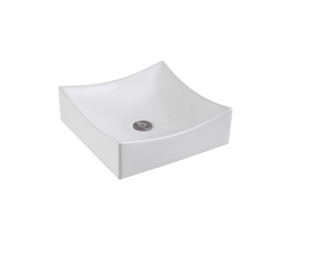 Раковина накладная для установки на столешницу AQUATEK AQ5516-00, 400*400*130 мм, артикул AQ5516-00