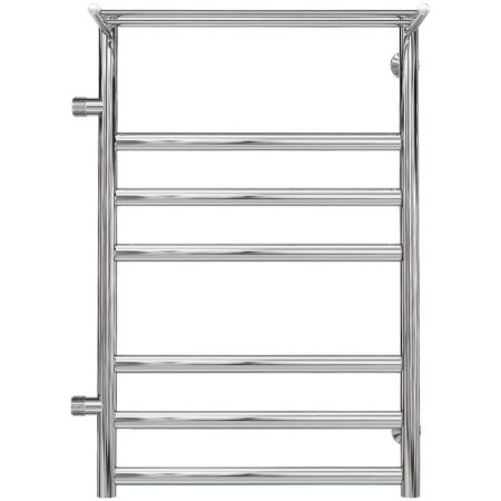 Водяной полотенцесушитель Terminus Хендрикс П7 500x796 4630080268449 с полкой Хром с боковым подключением слева 500