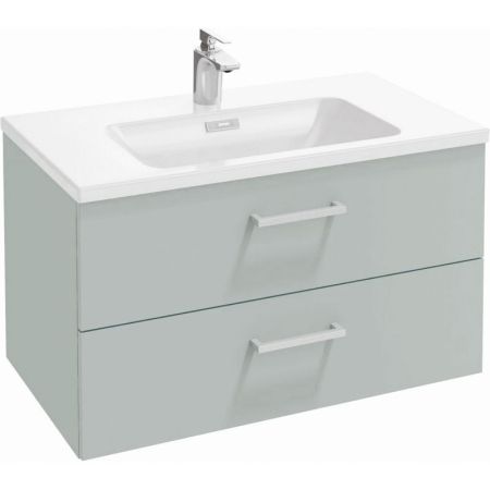 Тумба под раковину Jacob Delafon Vox 80 EB2078-R2-G92 подвесная Миндальная, артикул EB2078-R2-G92