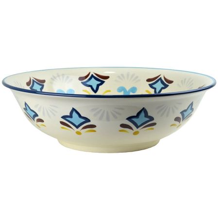 Раковина-чаша Bronze de Luxe Козетта Blue 42 4366 Голубой орнамент