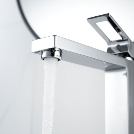 Смеситель для раковины высокий  Raffine F1196, хром