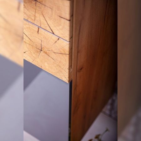 Комплект мебели для ванной Бриклаер Форест 50, дуб золотой/антрацит, артикул Форест 50