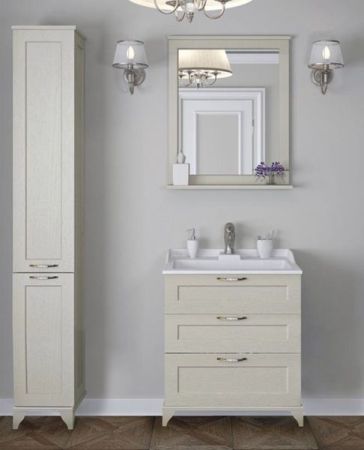 Тумба под раковину Акватон Леон 65 Н 1A194601LBPS0 Дуб белый, артикул 1A194601LBPS0