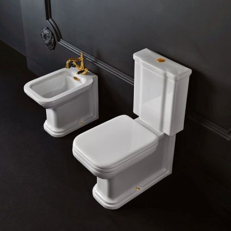 Kerasan Waldorf Унитаз-моноблок, 680*367мм, слив универсальный, цвет белый