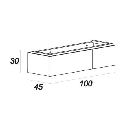 Мебель для ванной CEZARES AVRIL, артикул 55076