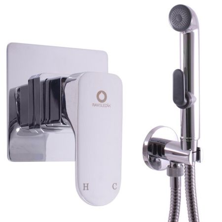 Гигиенический душ со смесителем Rav Slezak YUKON YU142, хром, артикул YU142