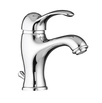 Fiore Jafar, однорычажный смеситель для раковины c донным клапаном, цвет хром