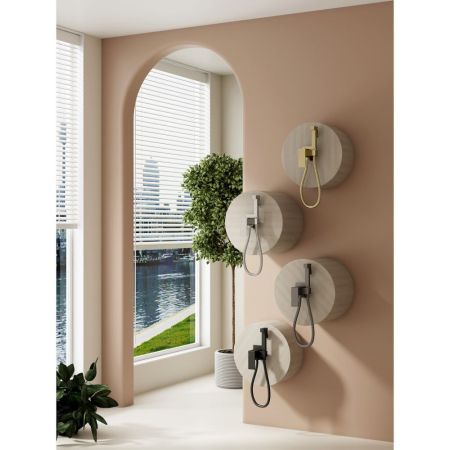 Гигиенический душ со смесителем Splenka S98.52.07, серый