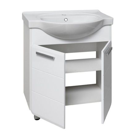Тумба под раковину Runo Эрика 70 4620750027186 Белая