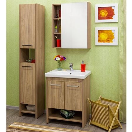 Тумба для раковины Sanflor Мехико 70 Н0000001167 Швейцарский вяз