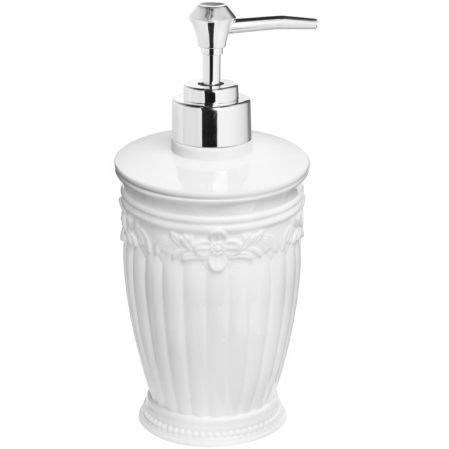 Дозатор для жидкого мыла настольный Elegance, белый