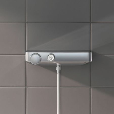 Термостатический смеситель для душа GROHE GRT SmartControl и душевой гарнитур Euphoria 110 Massage с душевой штангой 900 мм (34721000), артикул 34721000