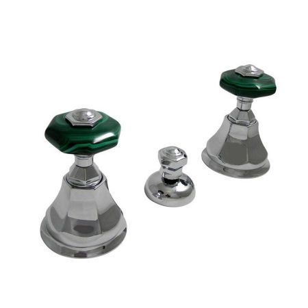 Nicolazzi Teide Chic Смеситель для биде с 2мя ручками, на 3 отв., цвет: хром, артикул 1910CR15C