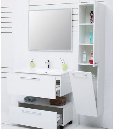 Шкаф-пенал De Aqua Тока 1S БК 30 R белый