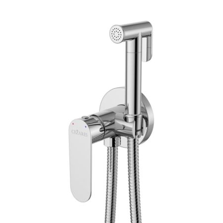 STYLUS-DIF-NOP Гигиенический душ со смесителем, черный матовый, артикул STYLUS-DIF-NOP