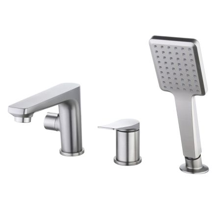 Смеситель для ванны и душа Lemark Bronx (LM3745GM), артикул LM3745GM