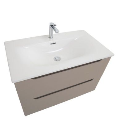 ETNA База под раковину подвесная с двумя выкатными ящиками, с доводчиками, Еловый Матовый, 800x455x500, ETNA-800-2C-SO-VO, артикул ETNA-800-2C-SO-VO