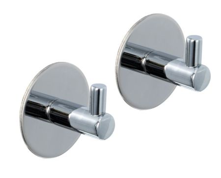 Крючок для ванной FIXSEN PRACTICA FX-558B, 2шт., хром, артикул FX-558B