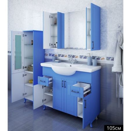 Тумба для раковины Sanflor Глория 105 С000005716 Серая