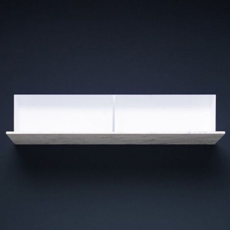 ANTONIO LUPI BATTIGIA Раковина встраиваемая в стену 1800х515х607 мм, с подсветкой, смеситель, донный клапан, сифон, Corian, мрамор Carrara, цвет белый, артикул BATTIGIAML 180