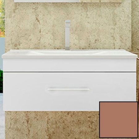 Тумба с раковиной SanVit Квадро Lux 60 kkvad060 в цвете Ral подвесная Капучино, артикул kkvad060