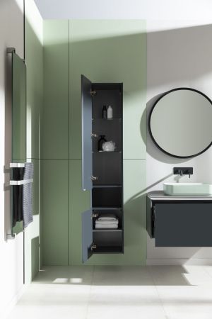 Шкаф-пенал Allen Brau Infinity 35 1.21010.AM L антрацит матовый, артикул 1.21010.AM