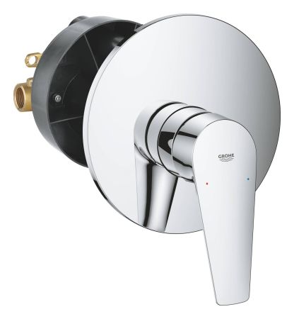 Смеситель для душа GROHE BauEdge однорычажный, хром (29078001), артикул 29078001