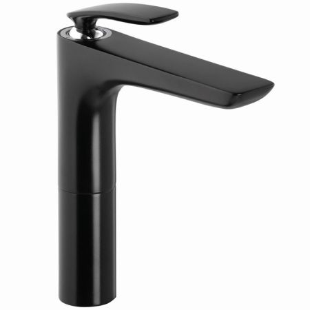 Смеситель для раковины  KLUDI BALANCE 522968775 (черный/хром, L-17,5 H-21,2), шт, артикул 522968775
