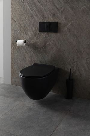 Чаша подвесного унитаза Allen Brau Reality 4.32006.31 черный матовый, артикул 4.32006.31