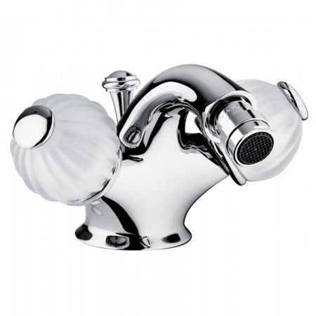 Bongio Rivoli Смеситель для биде на 1отв.,  цвет хром/Cristallo Bianco 00