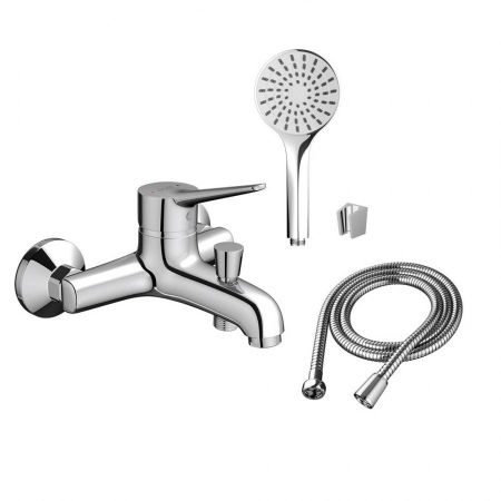 D2010008 Optima смеситель для ванны и душа с душевым набором в комплекте, артикул D2010008