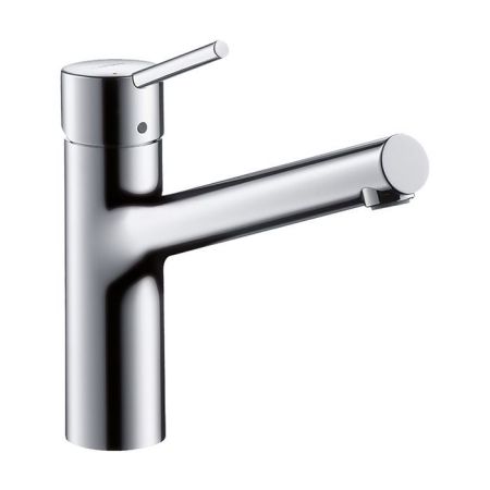 Смеситель для кухни, Hansgrohe, Talis M52, Eco, тип открывания воды-однорычажный, тип регулирования воды-керамический картридж, монтаж-на раковину/столешницу, отверстия для монтажа-1, высота, мм-224, вынос излива, мм-224, тип излива-поворотный, тип подвод, артикул 32857000