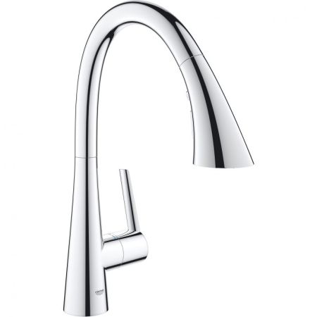 Смеситель для кухни GROHE Zedra New с выдвижной лейкой, хром (32294002), артикул 32294002