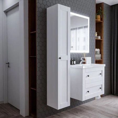 Пенал Бриклаер Хелена (рамочный) 30 см, белый, артикул 4627125416392