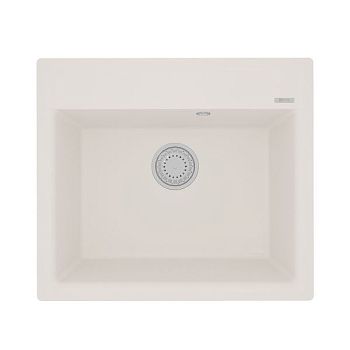 Кухонная мойка Lemark HANKA 570 врезная прямоугольная из кварцгранита цвет: Жасмин  (9910016)