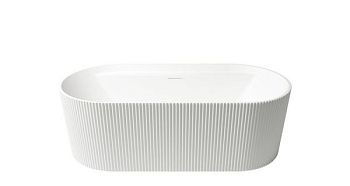 Zenon Olympia, акриловая ванна закругленной формы с рельефом, 170x80xh58 см, цвет белый матовый