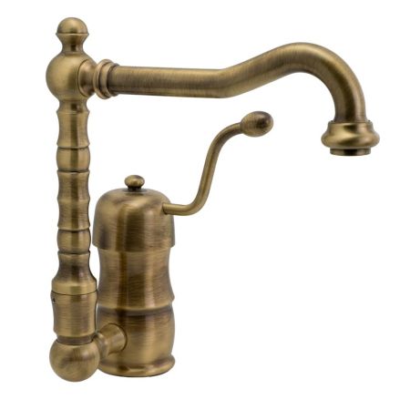 CUCINA QUEEN NOSTALGIA Смеситель для кухни моноком., бронза, артикул 18204